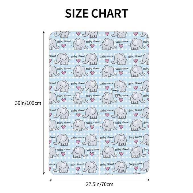 Personalized Elephant and Heart Baby Infant Car Seats Canopy for Babies with Name, Custom Car Seat Covers for Baby Boys Girls, Peekaboo Minky Nursing Breastfeeding Stroller Canopies for Newborn