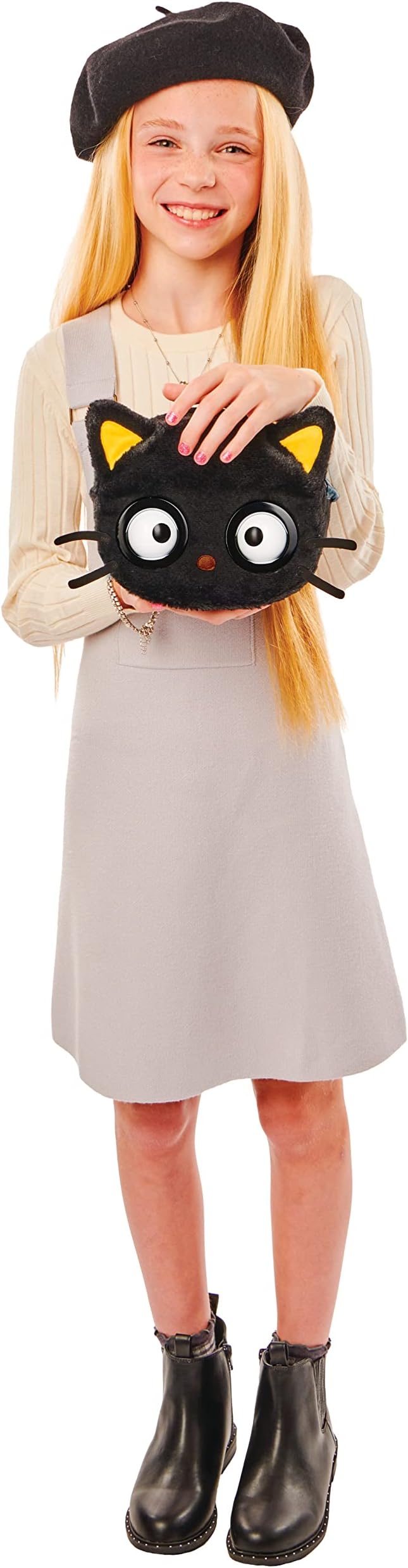 Purse Pets Chococat Interactive Shoulder Bag with 30+ Sounds, Eye Flashes, Reactions and Music, from 5 Years