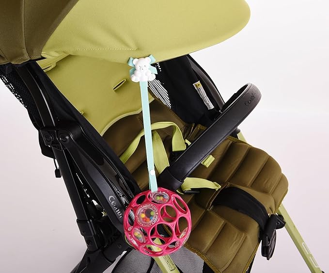Baby Buddy Pacifier Clip Holder, Newborn Essential with Universal Fit for All Binky and Teether Brands, Ages 4+ Months, Yellow, 1 Pack