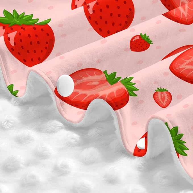 Strawberries Car Seat Covers for Baby Peekaboo Opening Carseat Cover Nursing Cover Canopy for Shower Gift Newborn Toddler