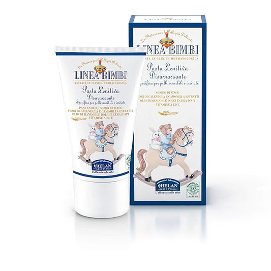 Helan Linea Bimbi Bio - Diaper Cream for Baby Against Redness & Irritation, Soothing and Protective Diaper Rash Cream with Aloe Vera & Vitamin E, Baby Essentials for Newborn - Made in Italy, 50 fl oz