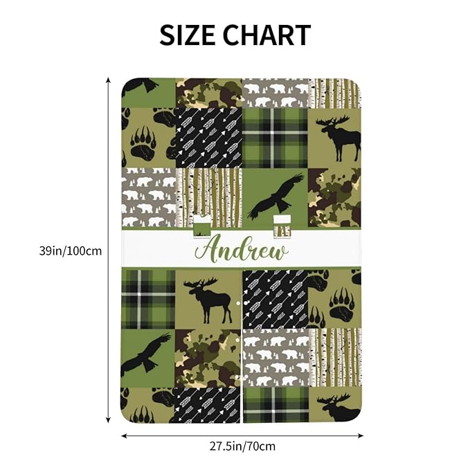 Personalized Baby Car Seat Canopy for Baby with Name, Custom Woodland Animals Green Car Seat Covers for Boy Girl, Opening Minky Nursing Breastfeeding Stroller Cover Carseat Canopies for Infant Newborn