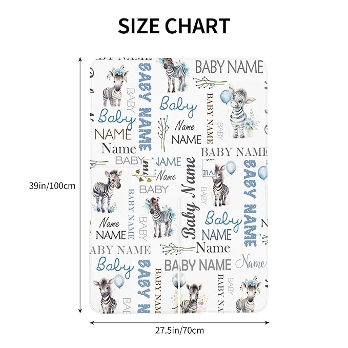 Personalized Baby Car Seat Cover Winter Custom Minky Carseat Cover Boy Girls with Name Zebra Carseat Canopy Customized Car Seat Canopy Infant Carrier Covers Nursing Cover Toddler Blanket