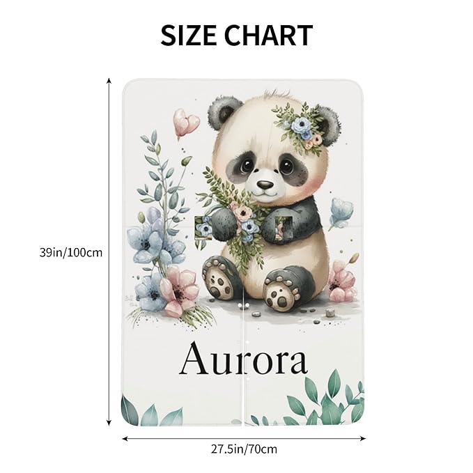 Personalized Winter Carseat Cover for Baby Custom Name Car Seat Canopy for Newborn Baby Boys Girls 2 in 1 Mom Nursing Breastfeeding Covers Panda Minky Baby Carrier Stroller Covers