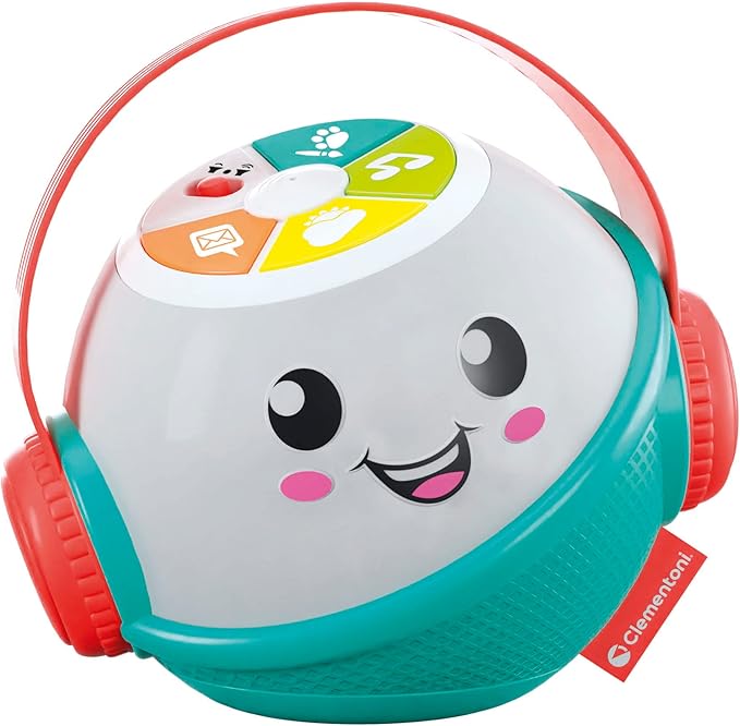 Clementoni - Dixi Children's Words Game 9 Months, Educational Early Childhood, Italian Speaking Electronic with Music and Nursery Rhymes, Multicolor, 17735