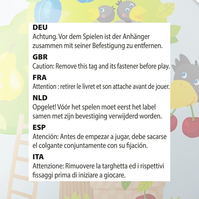 HABA 2012752001 Play Ball Toddler Toys for Children from 2 Years with Colourful Fruits 14 cm with Valve for Indoor and Outdoor Use