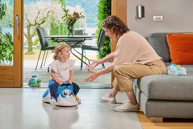 Chicco Mountable Panda 3 in 1, 1 to 3 Years, Wheelbarrow & Cart Montessori