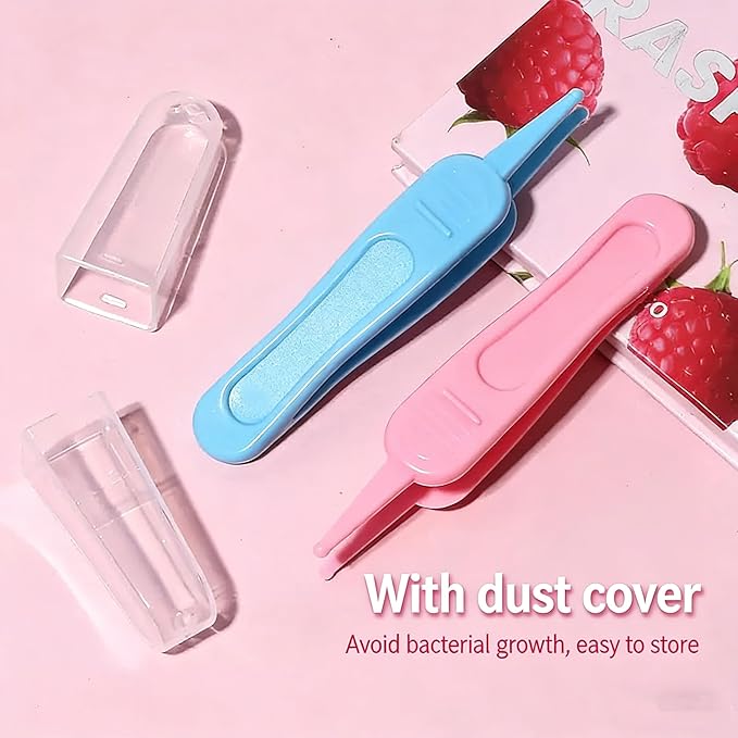 Baby Tweezers for Nose 7 Pcs, Nose Cleaning Tweezers Nose Picker with Round Head, Effective Booger Remover Tool, Navel & Ear Cleaner Clip, 7 Colors