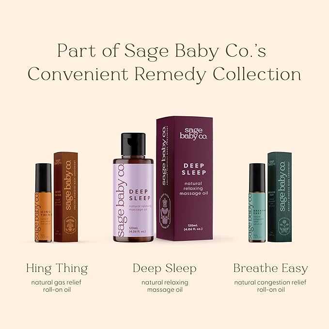 Hing Thing | Natural Belly Comfort Roll On Oil | Infant Gas Relief | Baby Gas Relief Rub for Belly Massages Made with All Natural Ingredients | Mess Free Oil On Roll