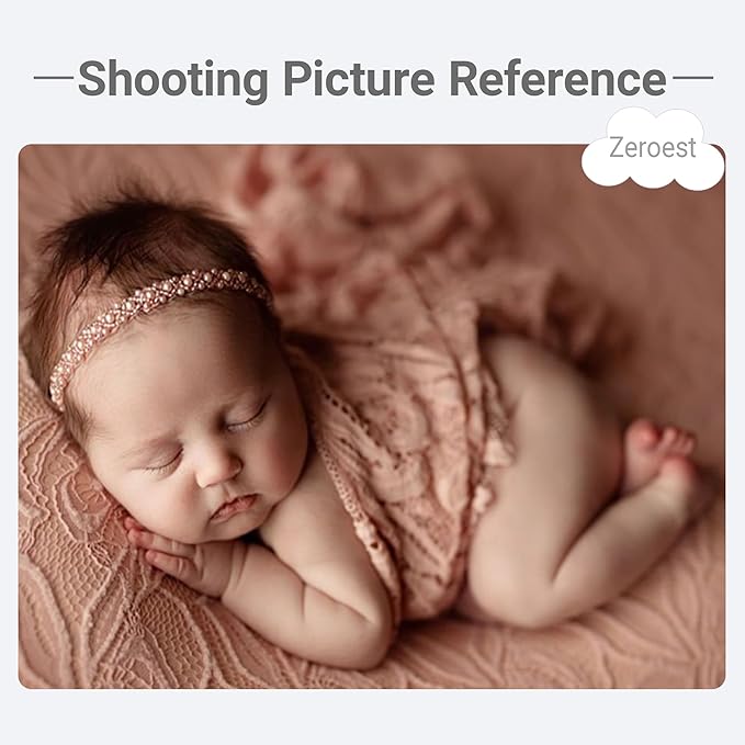 Zeroest Newborn Photography Props Baby Girl Photoshoots Pearl Headbands Infant Girl Photo Posing Beaded Headband Prop (Gold, One Size)