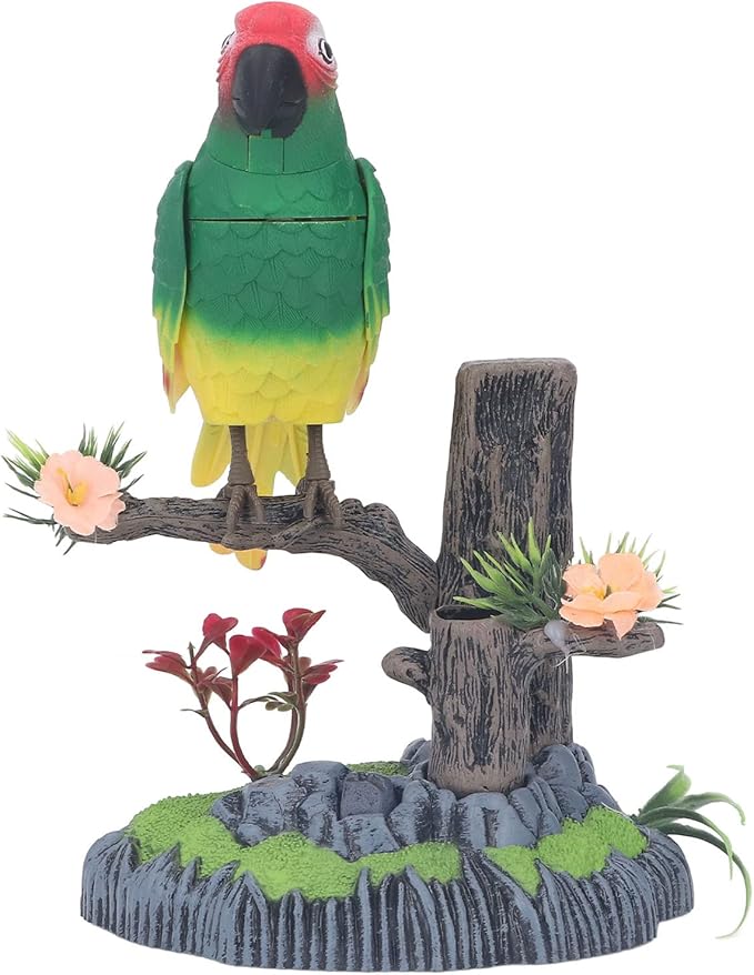 Electric Voice Control Chirping Singing Toy Fluttering Simulation for Children Adults (506H)