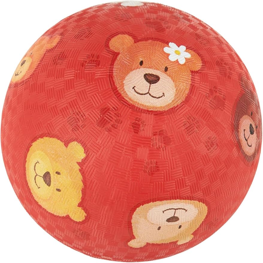 Sigikid 42429 Bear Rubber Balloon Red