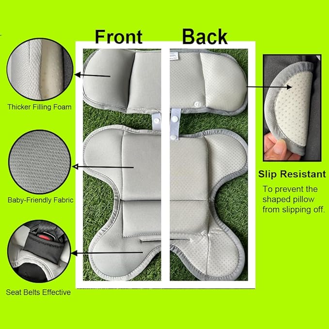 AICTIMO Head and Body Support Pillow Compatible with Doona Car Seat Strollers,Stroller Cushion