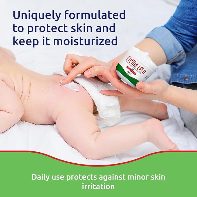 Diaper Rash Cream with Zinc Oxide & Aloe Vera for Babies – Crema Cero 8.5 oz | Fast Relief Ointment, Protective Barrier | Paraben-Free, Gentle for Newborns & Sensitive Skin