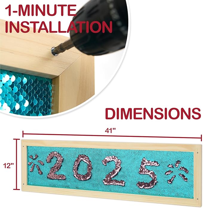 Monläurd® Sequin Sensory Wall Panel – Reversible Flip Fabric Board for Tactile Play, Montessori-Inspired Activity for Kids, Classrooms, Daycare & Calm Down Corners