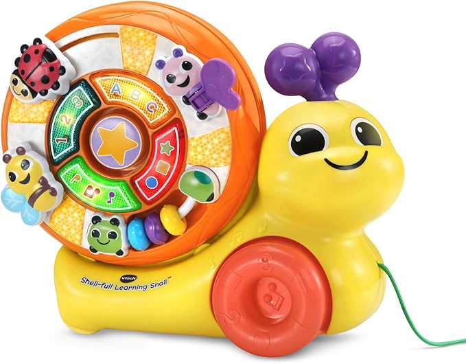 VTech Shell-Full Learning Snail Pull Toy for Toddlers