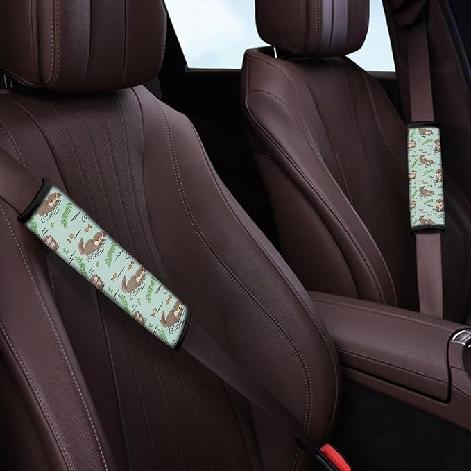 Car Seat Shoulder Strap Pads Seat Belt Pad Carseat Straps Covers Seatbelt Strap Cover Auto Seat Belt Cover Seatbelt Shoulder Kids Seatbelt Cushion Automotive Seat Belt Pads Car Seat Belt