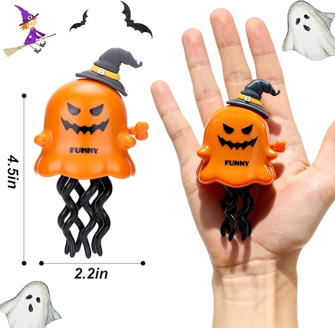 BUSOHA Dancing Octopus Toy for Halloween – Crawling Octopus Toys Baby Tummy Gift for New Mom,Friend,Family,Orange