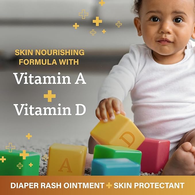 A+D Original Diaper Rash Ointment and Skin Protectant, 4 oz (113 g)