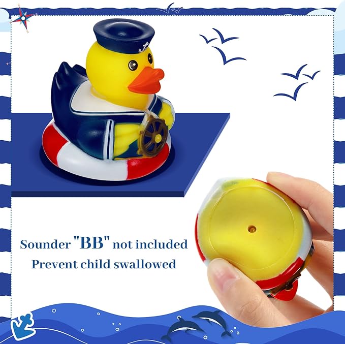 Jerify Cruise Ships Rubber Ducks 2 Inch Nautical Sailing Rubber Cruise Ship Ducks Bulk for Party Gift Bath Carnival Pool(24 Pcs)
