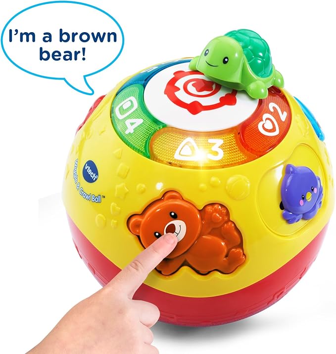 VTech Wiggle and Crawl Ball, Multicolor