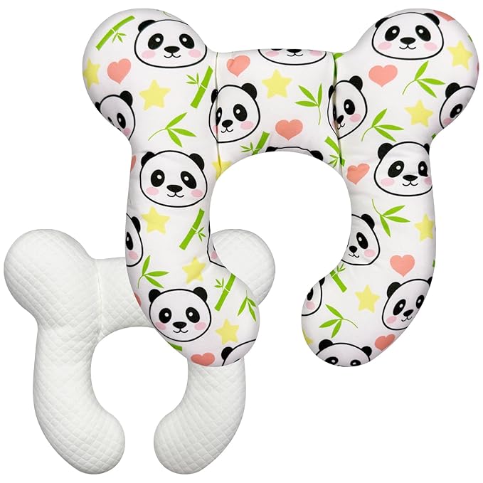 Baby Neck Pillow - Upgraded Baby Support Travel Head Pillow, Portable Headrest for Toddlers & Children for Car Rides, Planes, Road Trips (A9)