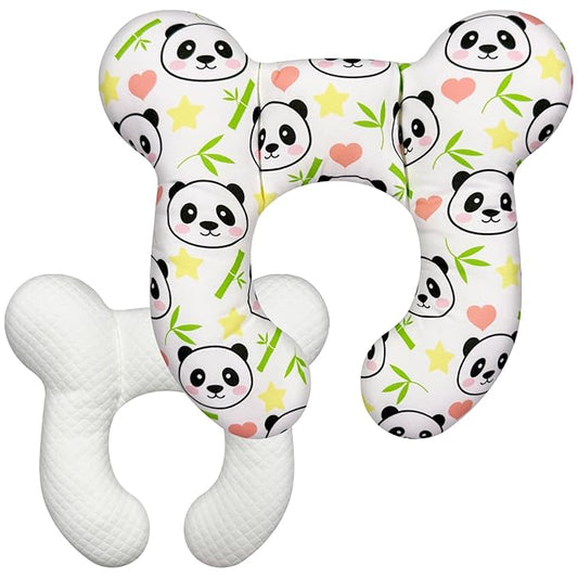 Baby Neck Pillow - Upgraded Baby Support Travel Head Pillow, Portable Headrest for Toddlers & Children for Car Rides, Planes, Road Trips (A9)
