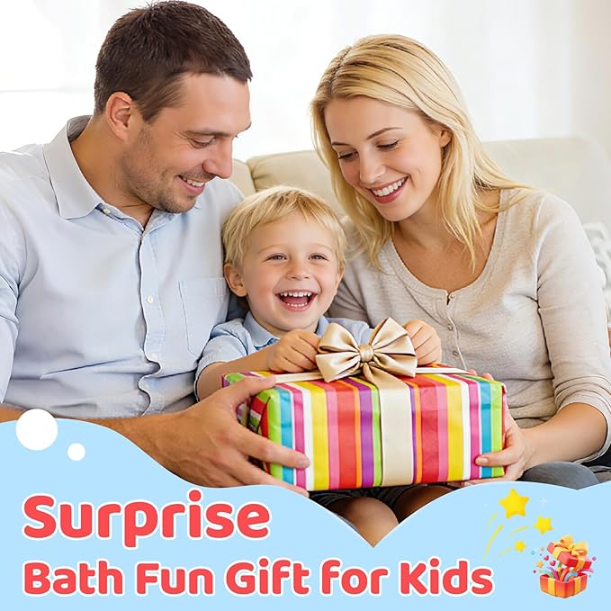 Bath Toys Toddlers（37PCS） Duck Slide Bath Toy Track with 3 Rotating Suction Cups Toys,Bath Toys for Kids Ages 4-8 , DIY Bathtub Time Birthday Gifts for Toddler Kids 3+ Years Old