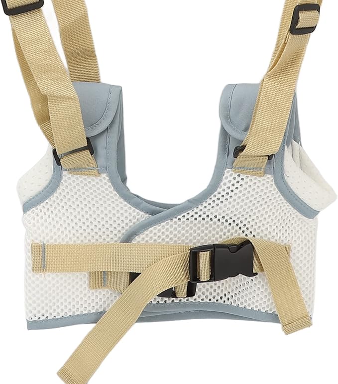 Baby Walking Harness, Adjustable Multi Functional Standing Up Belt, Detachable 3D Breathable Baby Walking Helper, Handheld Safety Harness Assistant Belt for Toddlers Infants Child(Lake Blue)