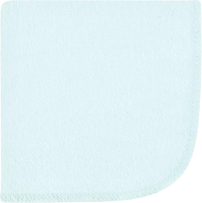Hudson Baby Unisex Baby Flannel Washcloths, Boy New Elephant 12Pk, One Size