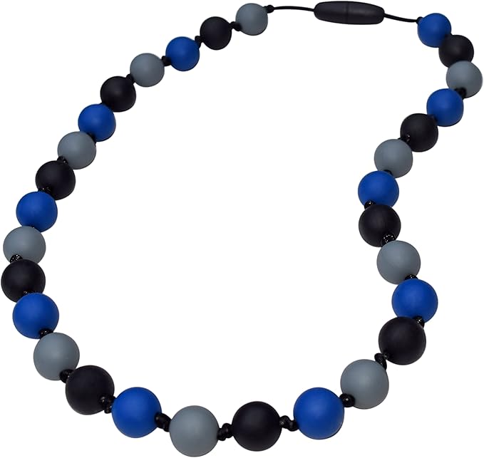 Munchables Navy Camo Sensory Chewelry Necklace