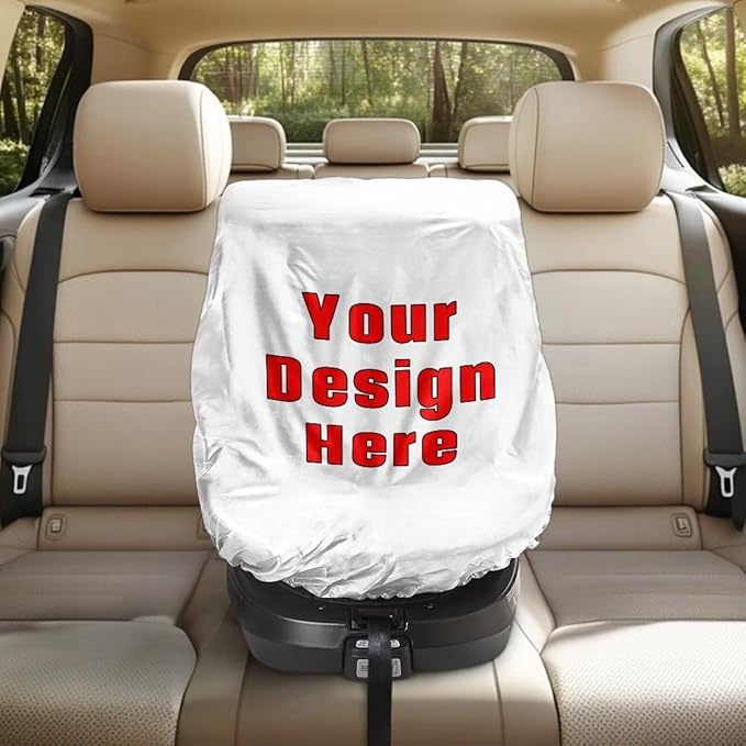 XYZCANDO Customized Design Baby Car Seat Cover for Travel Add Your Design Baby Car Seat Shade Cover Personalized Car Seat Sun Cover for Baby Baby Travel Accessories Gift for Birthday