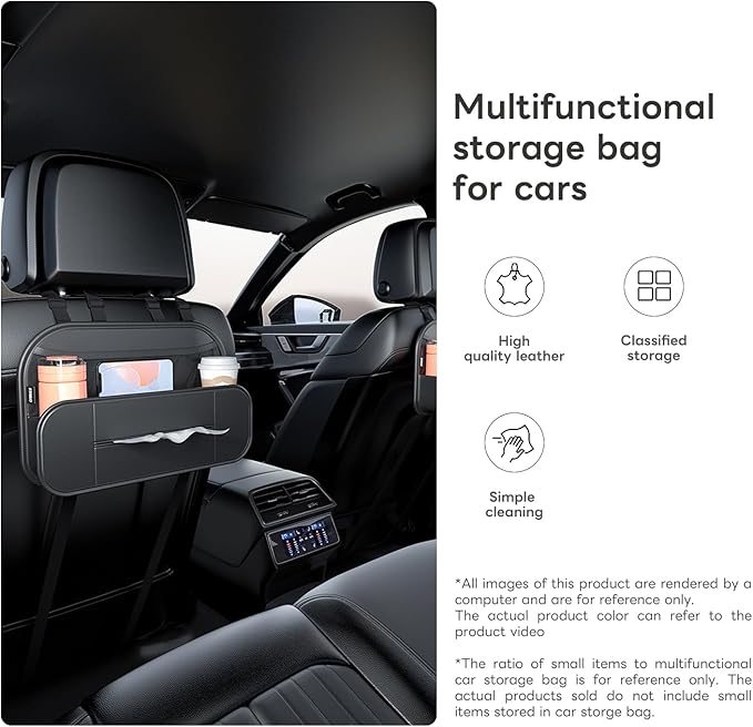 car storage bag, back storage,tissue box, rear seat storage, cup holder