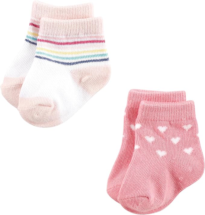 Hudson Baby Baby Girls' Sock and Headband 12pc Set