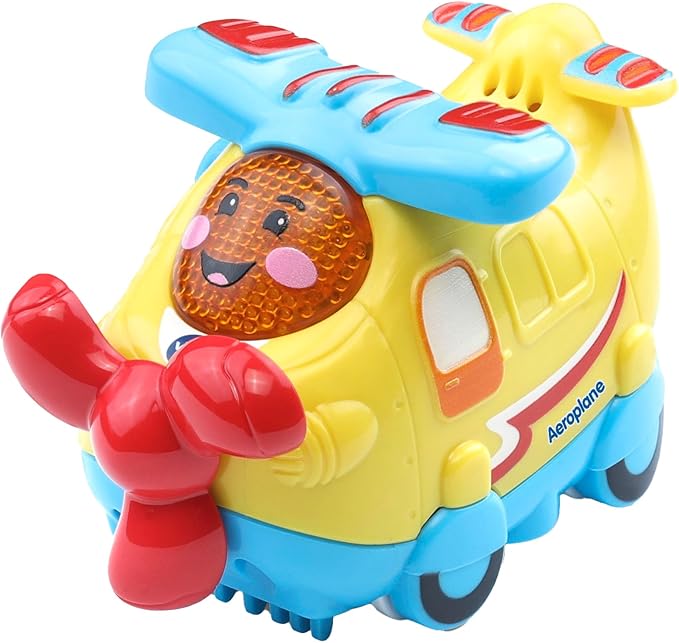 VTech Toot-Toot Drivers Aeroplane | Interactive Toddlers Toy for Pretend Play with Lights and Sounds | Suitable for Boys & Girls 12 Months, 2, 3, 4 + Years, English Version