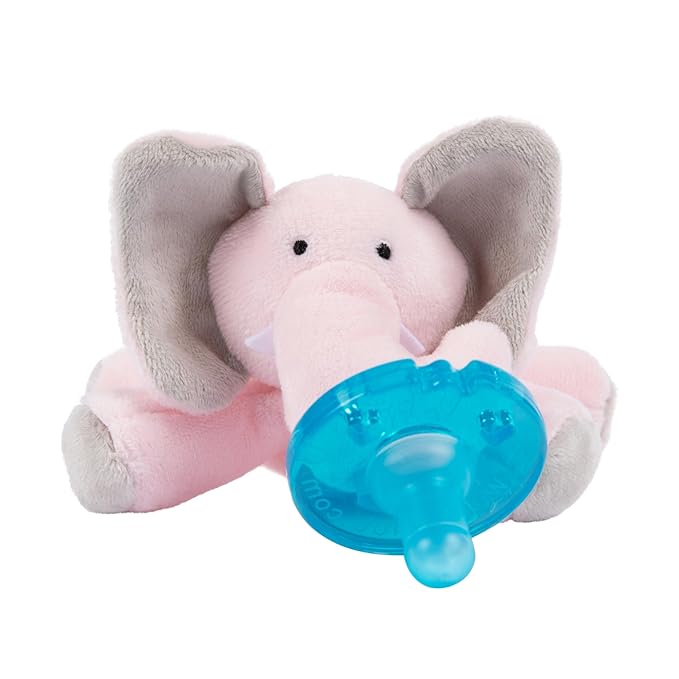 WubbaNub Infant Pacifier - Pink Elephant