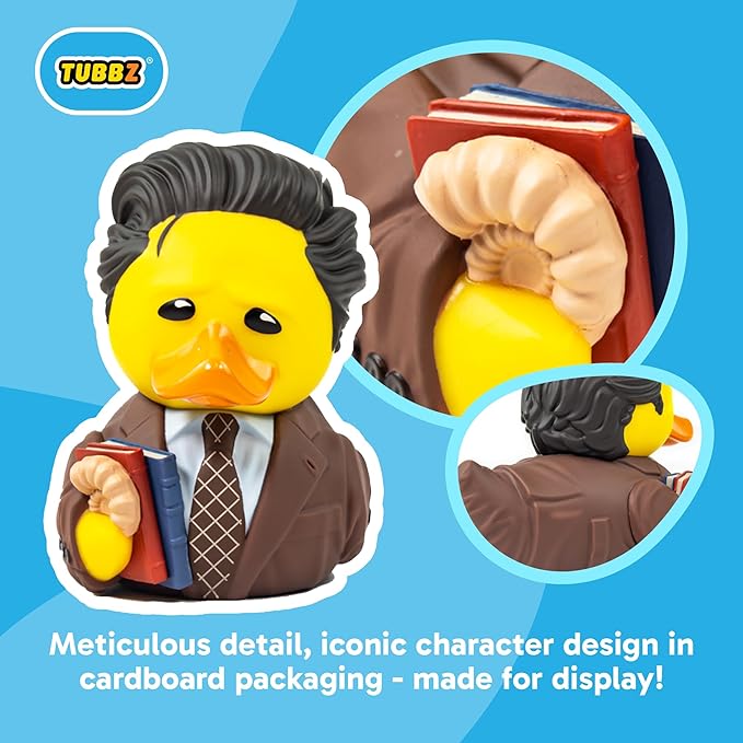TUBBZ Boxed Edition Ross Geller Collectible Vinyl Rubber Duck Figure - Official Friends Merchandise - Movies & TV