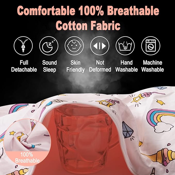 Viviland Baby Lounger Snuggle Me Lounger Fits 0-24 Months Newborn Infant Babies, Unicorn