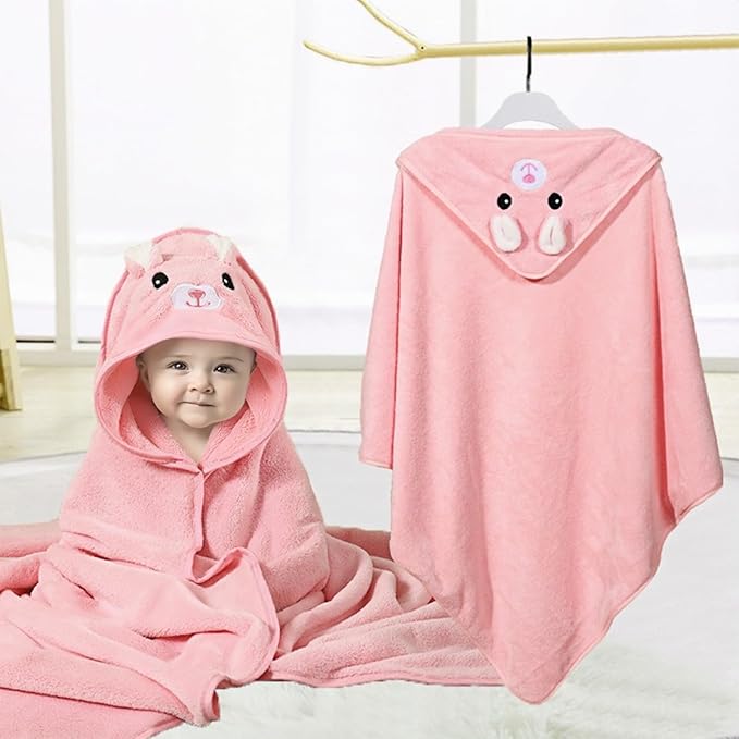2Pcs Baby Hooded Towel,31 * 31 in Toddler Bath Towels Set for Newborn Babies,Toallas de Baño para Bebe,Organic Infant Kids Boy Essentials1-3