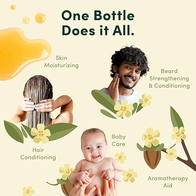 HobaCare Organic Jojoba Baby Oil with Pump Dispenser – 100% Pure Natural Unrefined Unscented Hexane Free Cold Pressed Jojoba Oil for Baby Hair, Infant Skin, Scalp Moisturizing (8.45 oz)