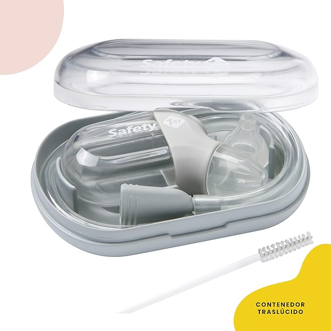 Safety 1st BoogEase Nasal Aspirator, Grey (Pack of 2)