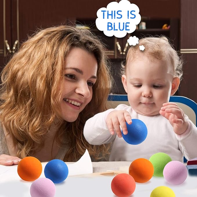 12 Pieces Soft Foam Balls Lightweight Mini Play Balls for Safe Indoor Toys Fun Vibrant Assorted Colors Orbs Unique Birthday Party Favors for Boys and Girls