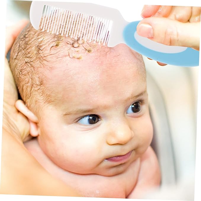 Baby Shampoo Brush Set Hair Accessories for Newborns Toddlers Gentle Wool Bristles