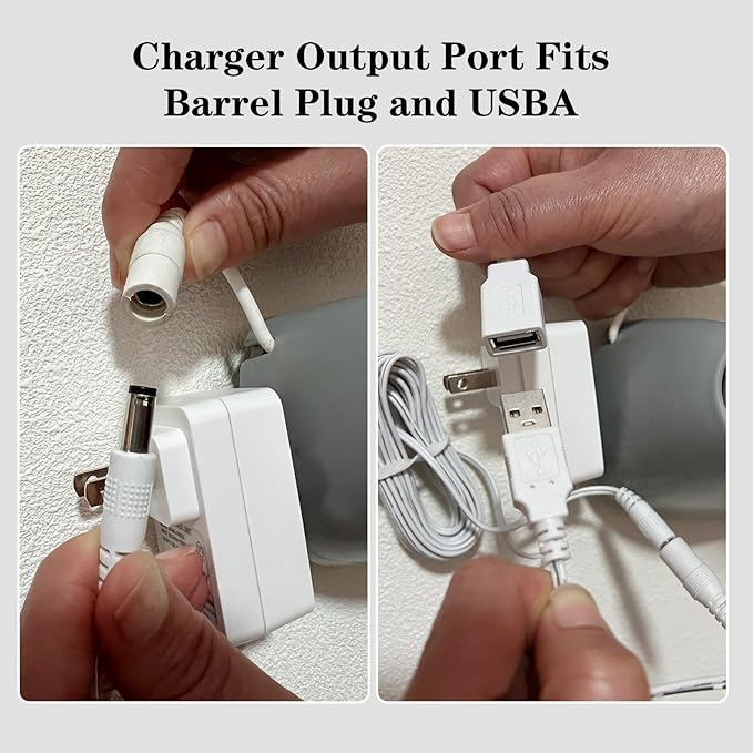CSDWELL Baby Swing Power Cord USB,Baby Swing Charger USB,Compatible with Ingenuity Swing for InLighten,InLighten Soothing,Anyway Sway,ConvertMe,Swing n Go Deluxe,SimpleComfort,Cozy Spot,Every Season