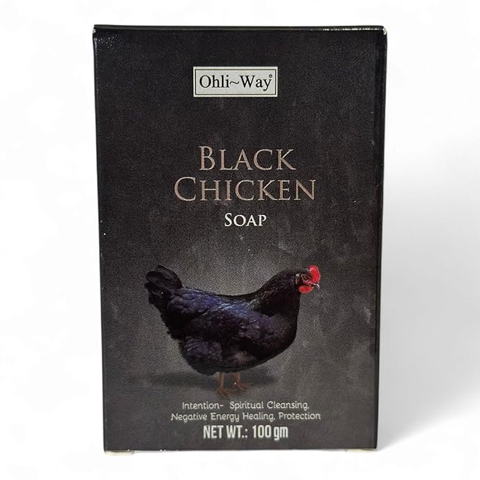 Black Chicken Soap 100g – Spiritual Cleansing & Protection Bar | Gallina Negra Jabon for Negativity Removal