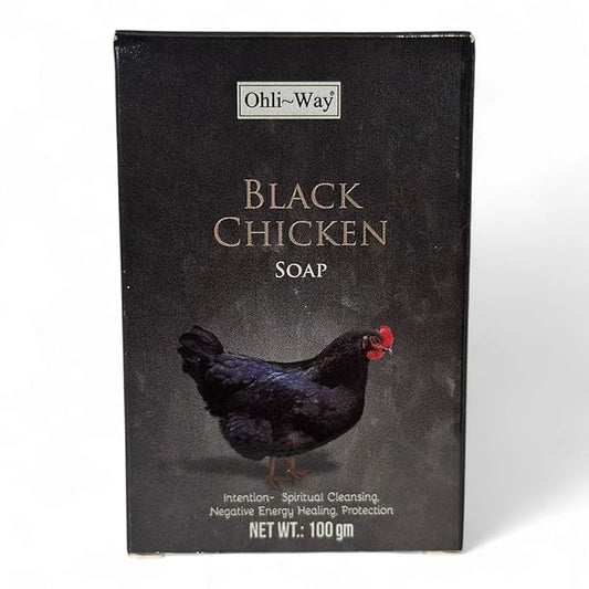 Black Chicken Soap 100g – Spiritual Cleansing & Protection Bar | Gallina Negra Jabon for Negativity Removal