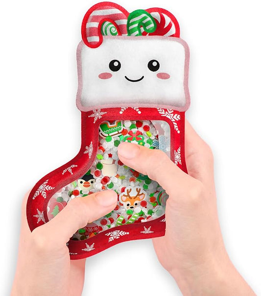 Vango BIZYBOO - Toddler Preschool Learning Activity - Teach Objects and Words with This Educational Seek & Find Sorting Toy – for Ages 2 and Up - Stocking Stuffer - Christmas (Stocking)