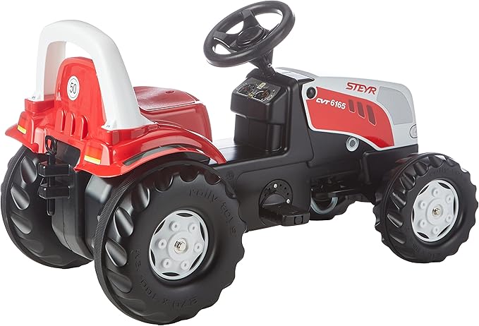 ROLLY TOYS Schneider rollyKid Steyr 01 251 0 Tractor with Roll-Over Bar and Trailer 120 cm