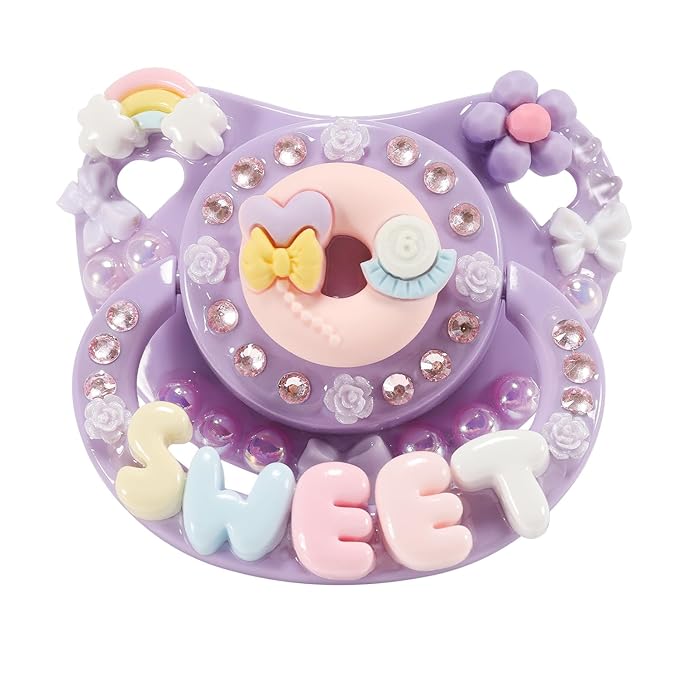 CutiePlusU Adult Sized Pacifier Dummy Big Shield DIY Handmade