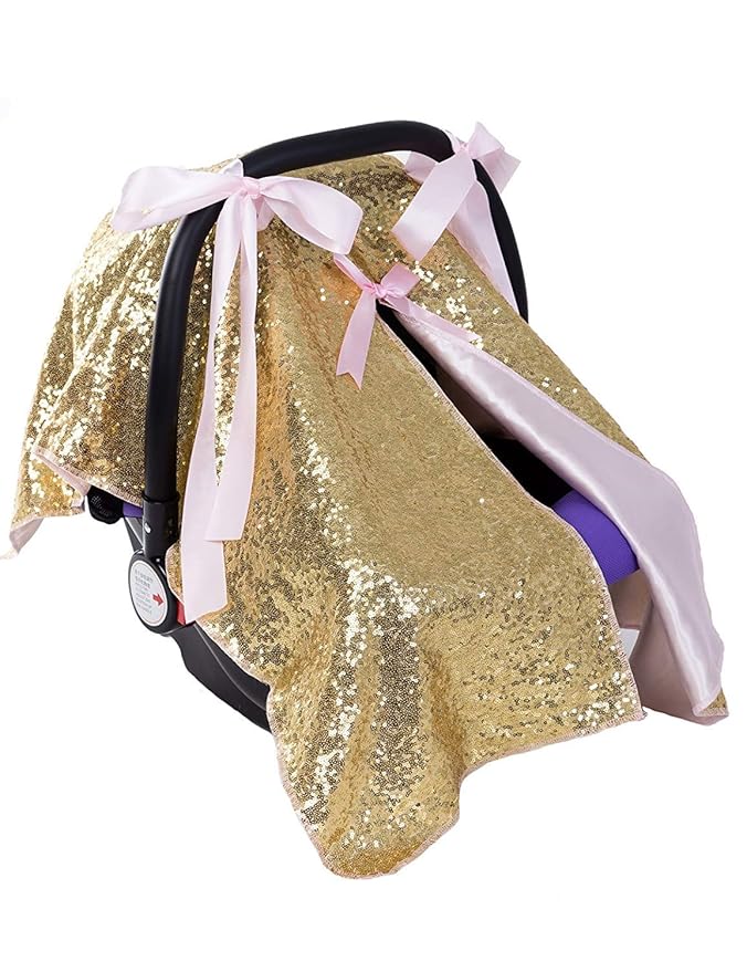 Baby Car Seat Covers Scarf, Stroller,Shopping Cart Covers, for Baby Shower Gift